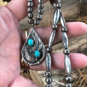 Sterling Native American necklace